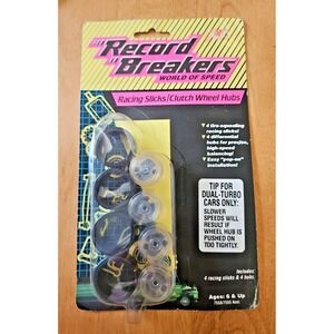 Record Breakers World Of Speed Racing Slicks/Clutch Wheel Hubs 4 Each Brand New